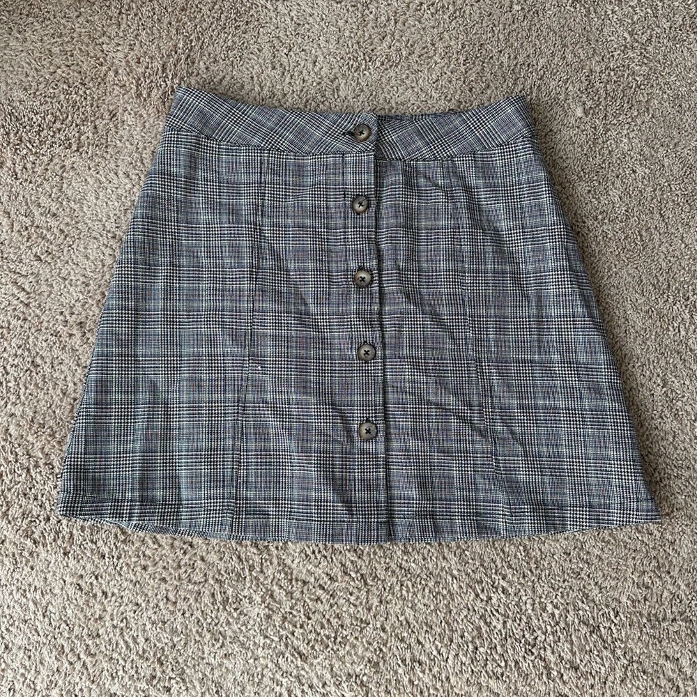 Women’s Gianni Bini Plaid Button-Front Skirt